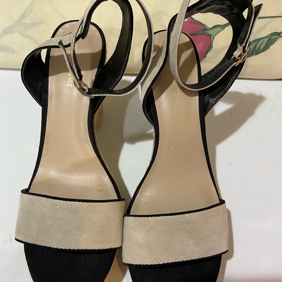 Saks Fifth Ave Espadrille Wedge Sandal size 9.5 - Picture 8 of 9
